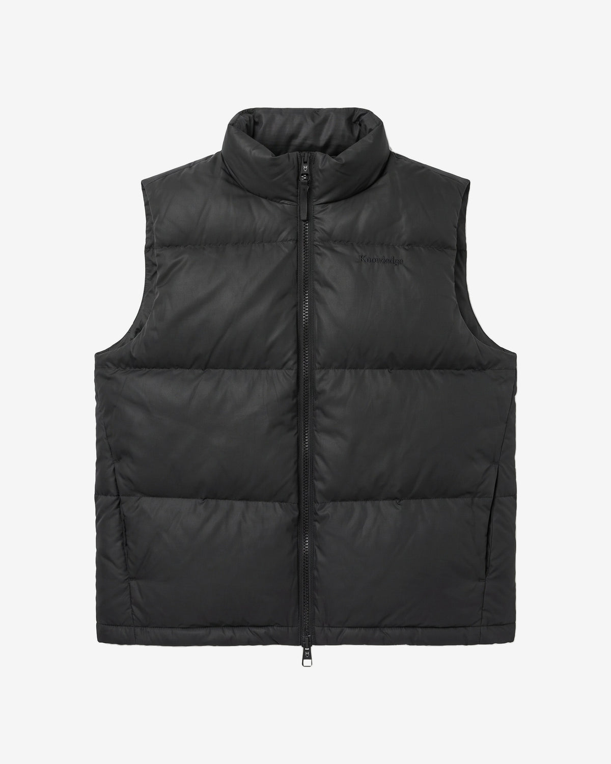 KnowledgeCotton Apparel - WMN Vent 90 puffer vest Vests 1300 Black Jet