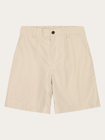 KnowledgeCotton Apparel - WMN Vent canvas 200 shorts Shorts 1228 Light feather gray