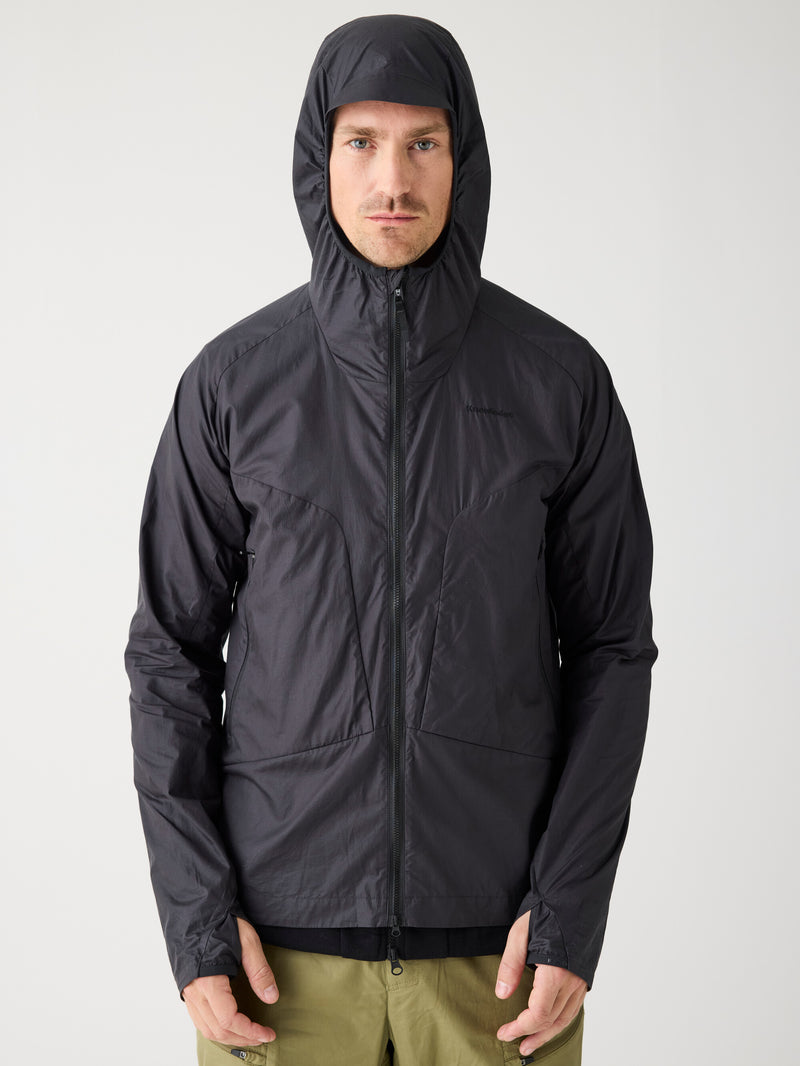 KnowledgeCotton Apparel - MEN Vent Ripstop 90 lightweight jacket Jackets 1300 Black Jet