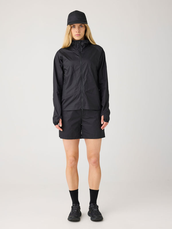 KnowledgeCotton Apparel - WMN Vent Ripstop 90 lightweight jacket GOTS/Vegan Jackets 1300 Black Jet