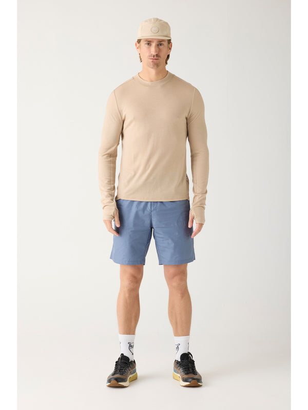 KnowledgeCotton Apparel - MEN Vent Ripstop 90 lightweight shorts - GOTS/Vegan Shorts 1226 Vintage Indigo