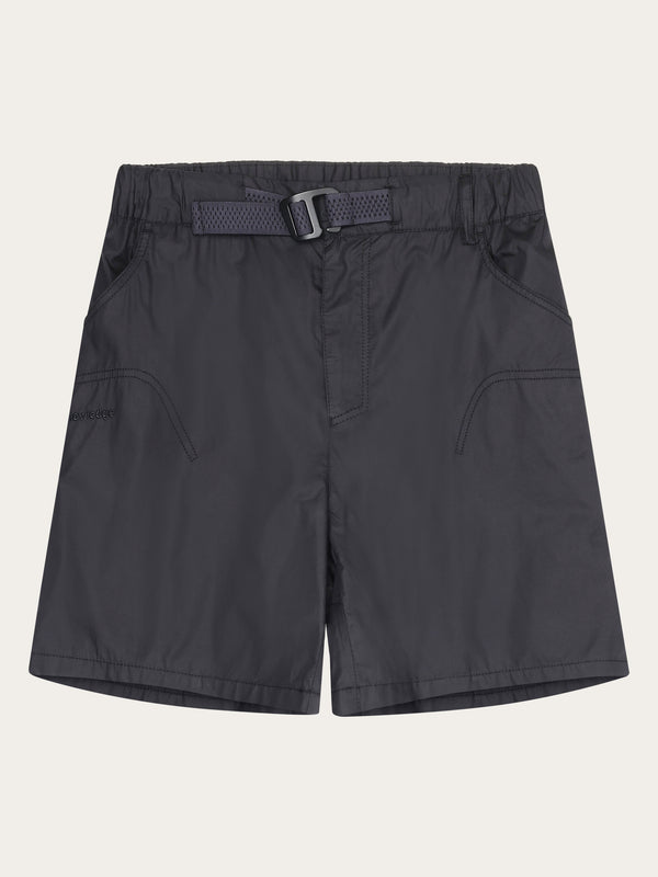 KnowledgeCotton Apparel - WMN Vent Ripstop 90 lightweight shorts - GOTS/Vegan Shorts 1300 Black Jet