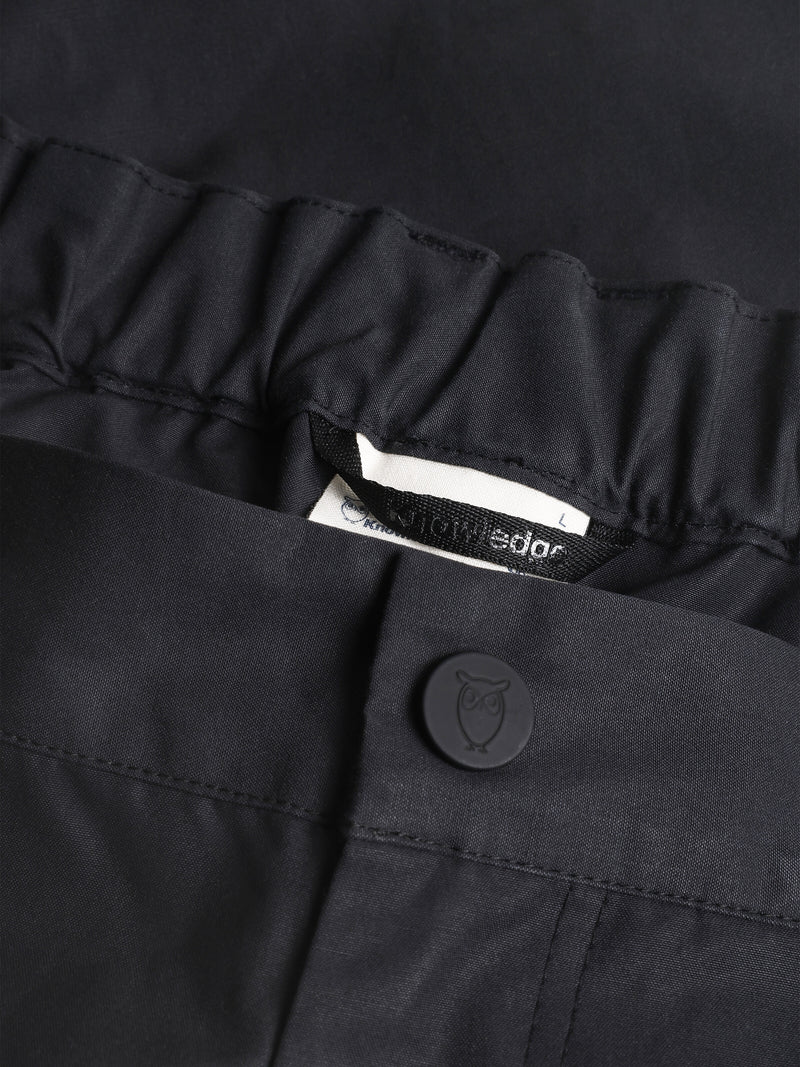 KnowledgeCotton Apparel - MEN Vent canvas 200 pants Pants 1300 Black Jet