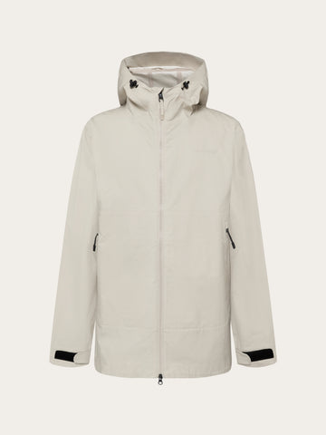 KnowledgeCotton Apparel - MEN Vent canvas 200 shell jacket Jackets 1228 Light feather gray