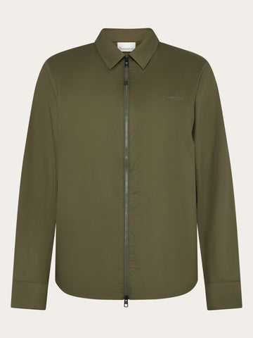 KnowledgeCotton Apparel - WMN Vent ripstop 90 overshirt Overshirts 1068 Burned Olive