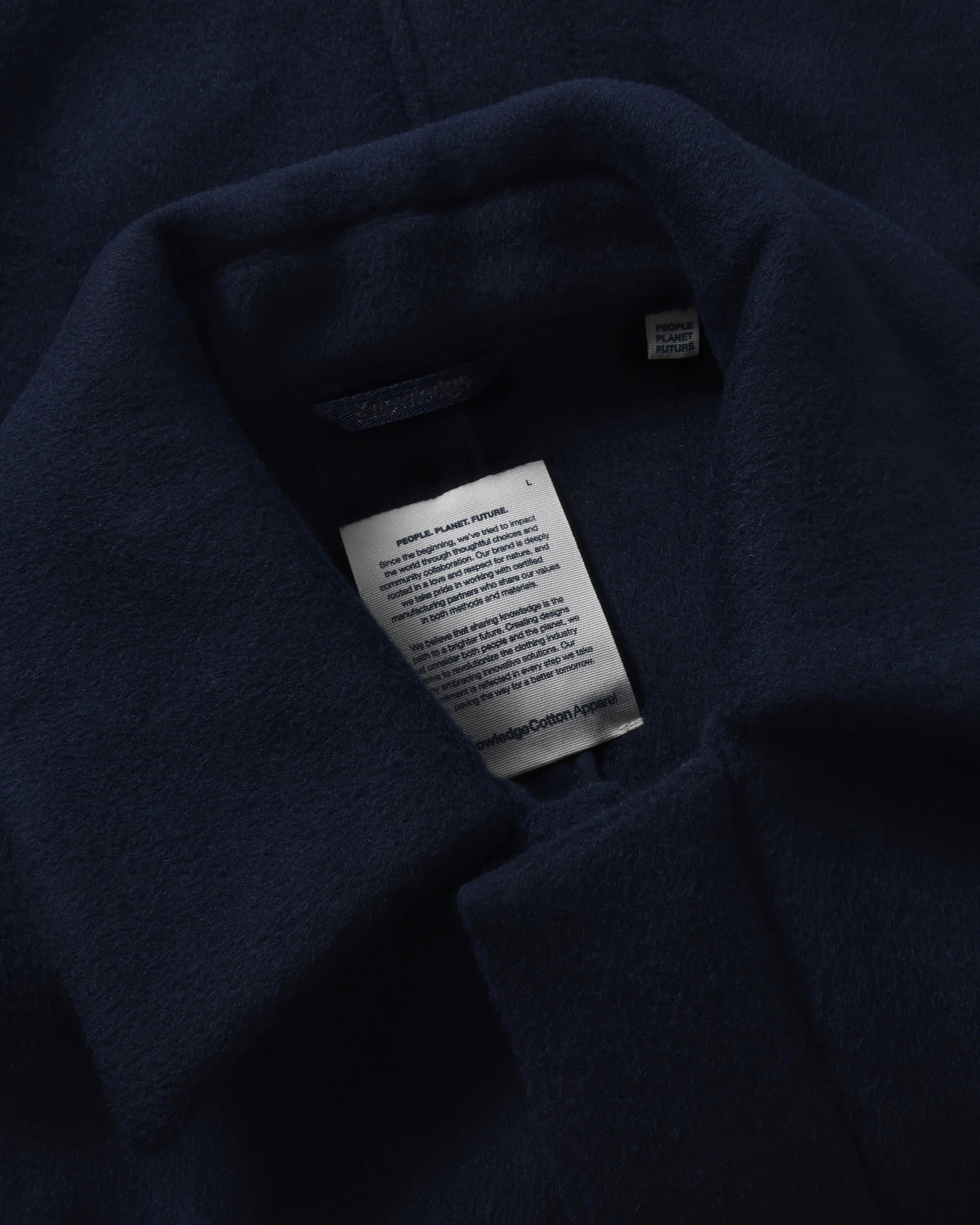 KnowledgeCotton Apparel - MEN Wool Jacket Jackets 1412 Night Sky