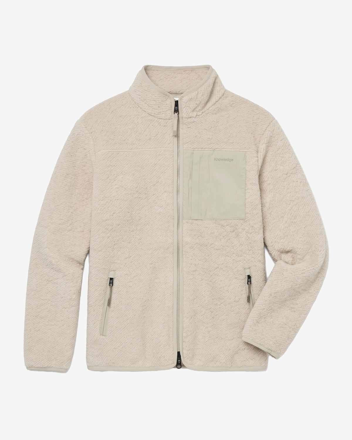 KnowledgeCotton Apparel - MEN Wool fleece full zip Fleeces 9999 Item Colour