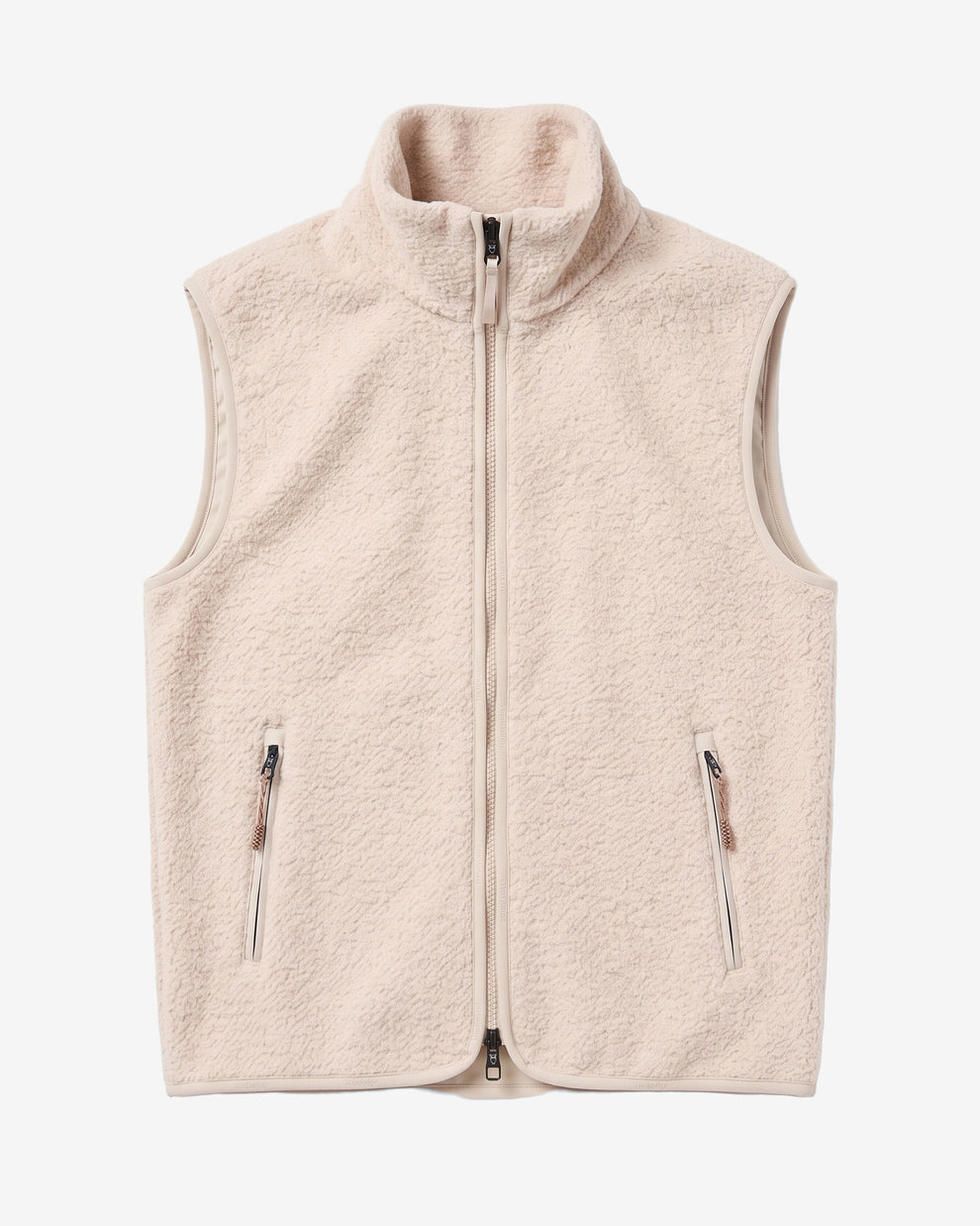 KnowledgeCotton Apparel - WMN Wool fleece zip vest Fleeces 9999 Item Colour